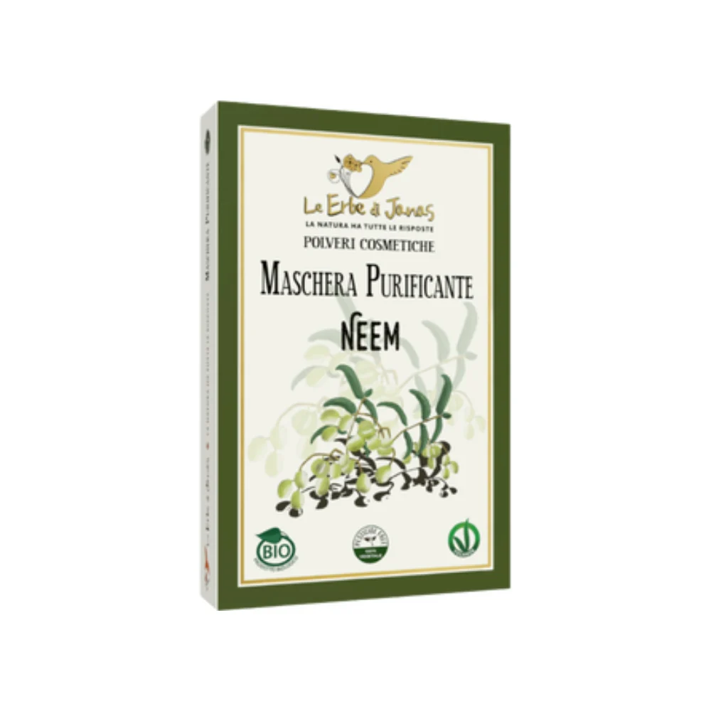 Le erbe di janas Maschera Viso Purificante al Neem, 100 g