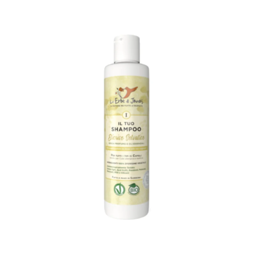 Le erbe di janas Semplice Macchia - Shampoo all'Elicriso Selvatico della Sardegna, 150 ml