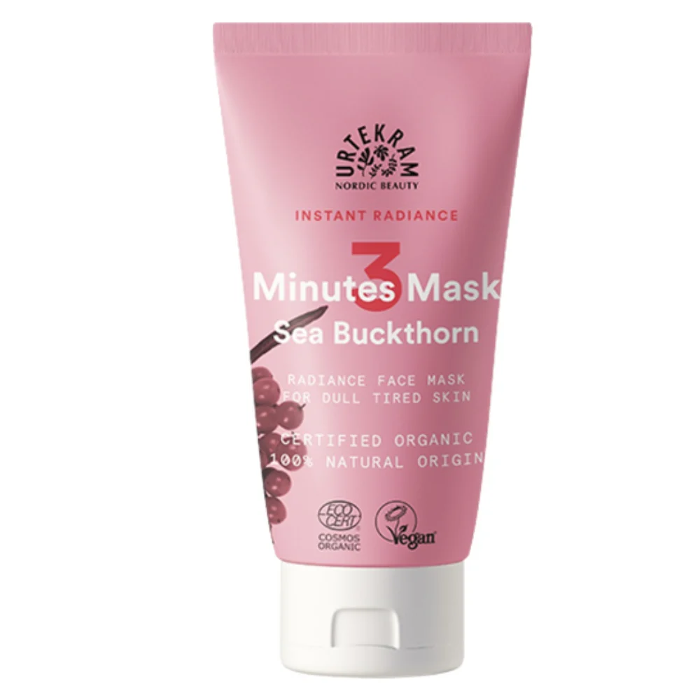 Urtekram Maschera Olivello Spinoso 3 Minuti, 75 Ml