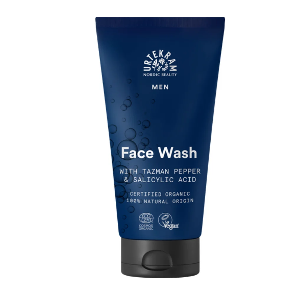 Urtekram Detergente Viso Da Uomo, 150 Ml
