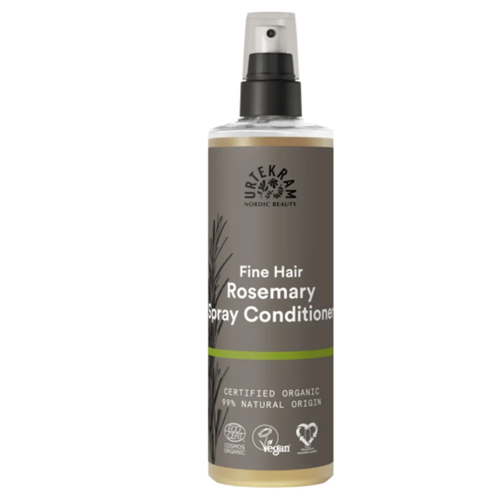 Urtekram Balsamo Spray Al Rosmarino Per Capelli Fini, 250 Ml