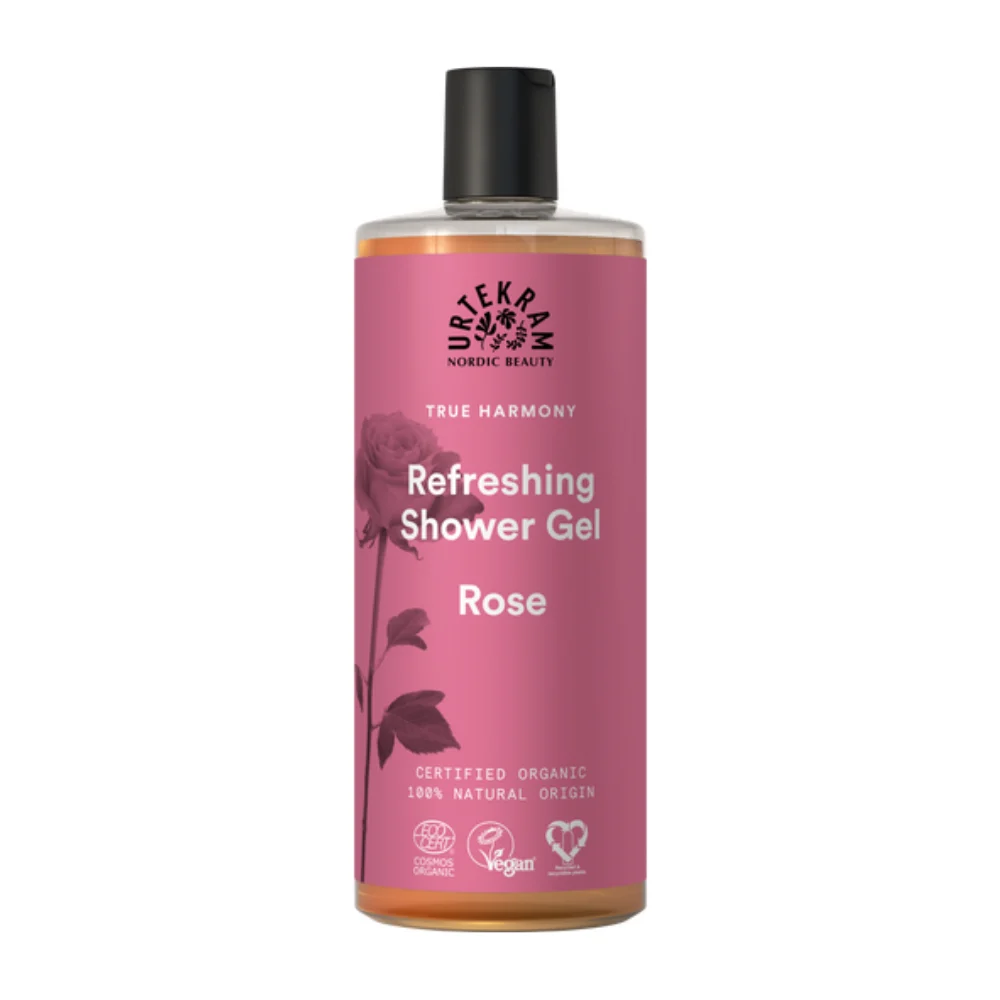 Urtekram Gel Doccia Alla Rosa, 500 Ml