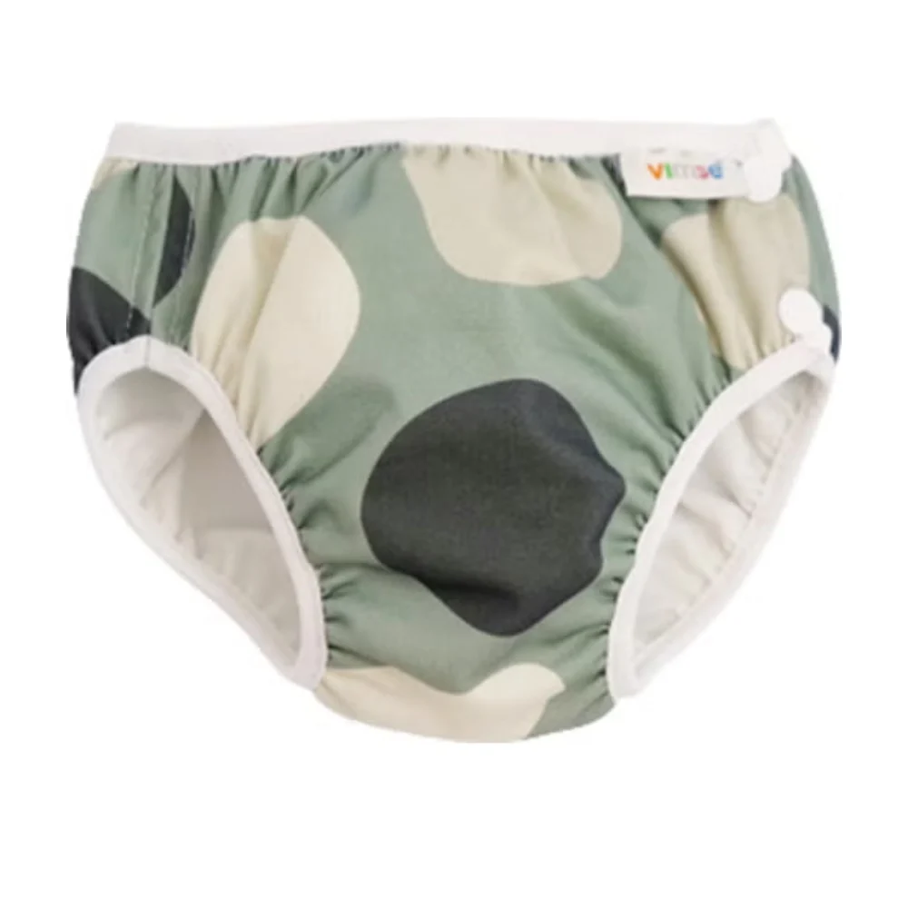 Vimse Pannolino-Mutandina Da Bagno Xl, Forme Verdi