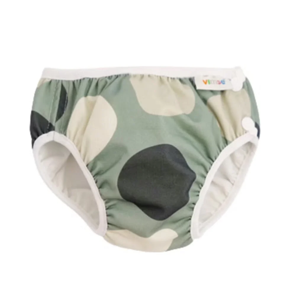Vimse Pannolino-Mutandina Da Bagno Super Large, Forme Verdi