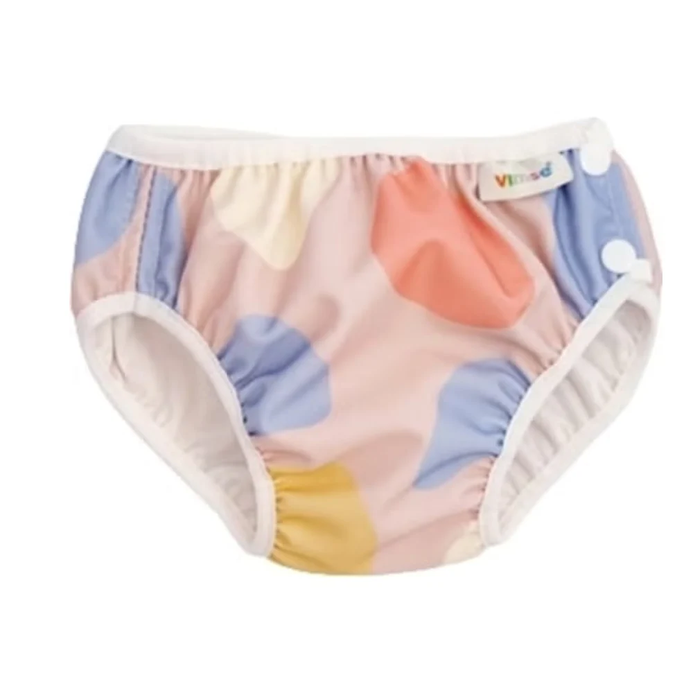 Vimse Pannolino-Mutandina Da Bagno Super Large, Forme Rosa