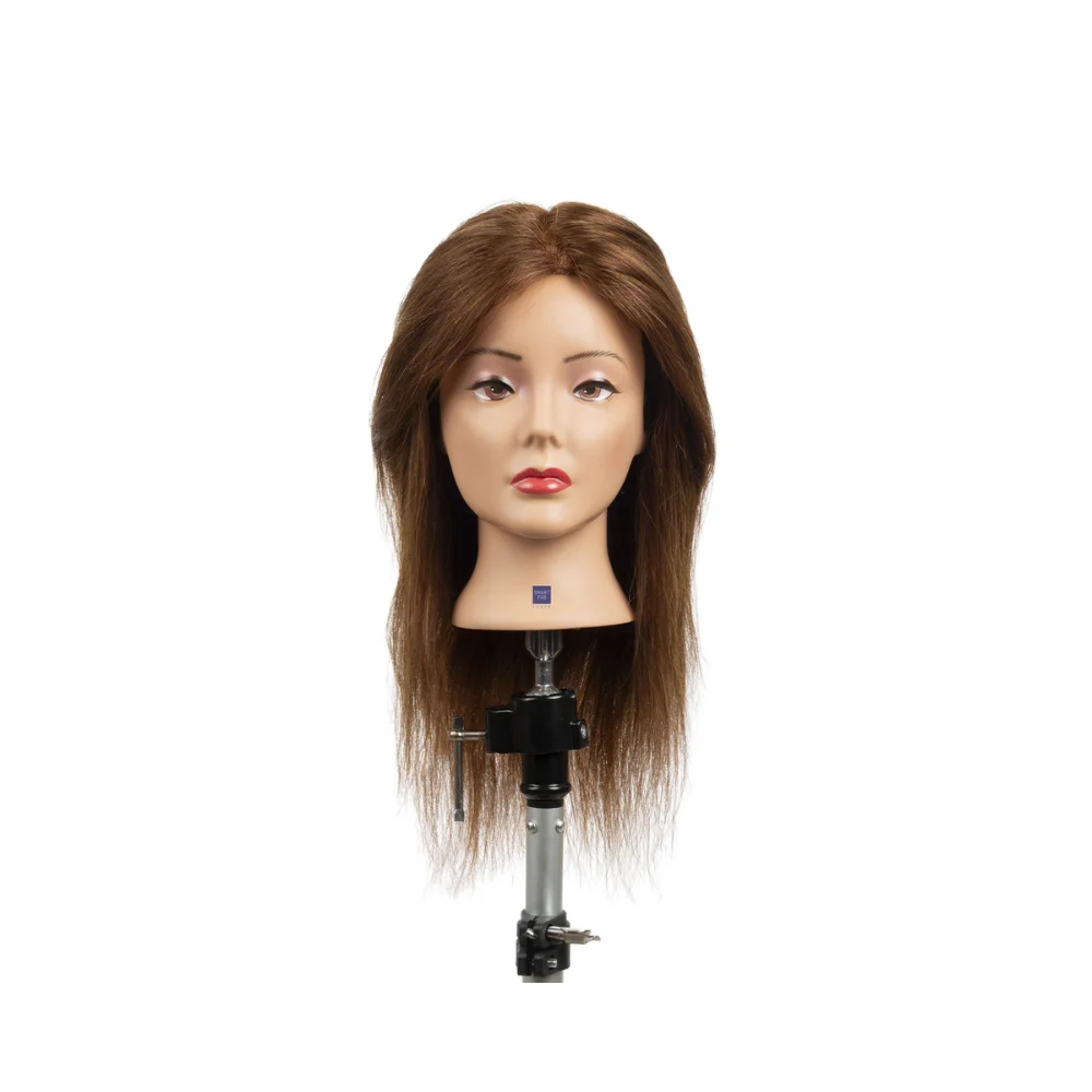 LABOR PRO TESTA STUDIO BROWN SMART PRO CAPELLI VERI - CASTANI 40cm