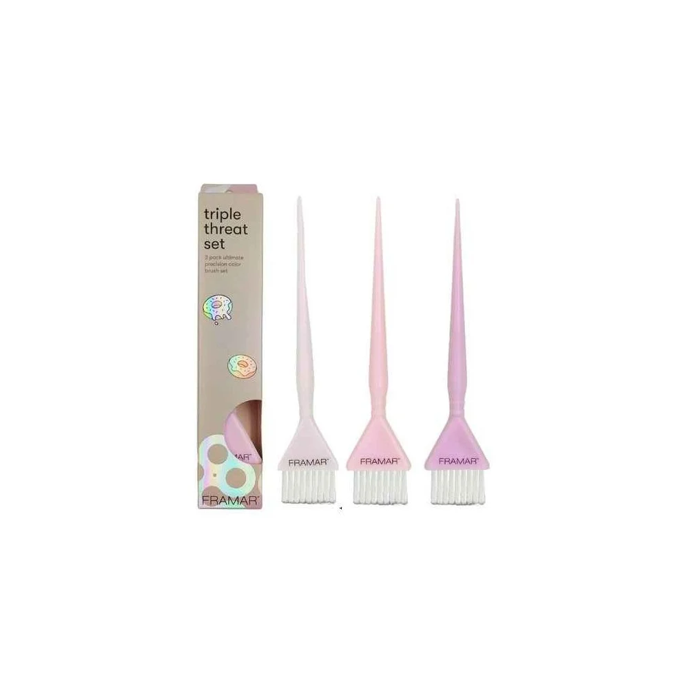 FRAMAR 3 PACK ULTIMATE PRECISION COLOR BRUSH SET