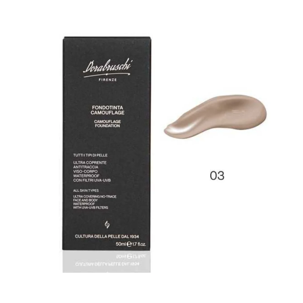DORABRUSCHI FONDOTINTA CAMOUFLAGE WATERPROOF N°3