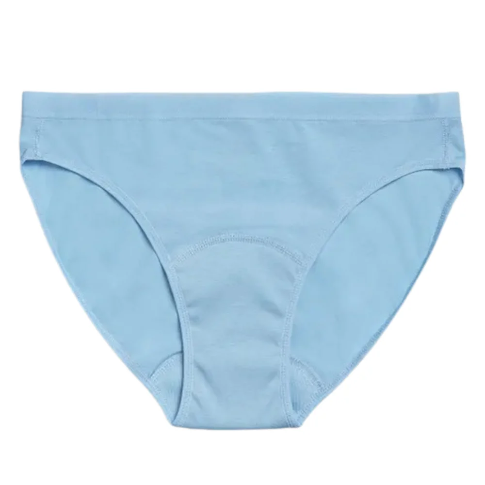 Imse Bikini Mutandine Mestruali Teen Azzurre - Flusso Leggero, M