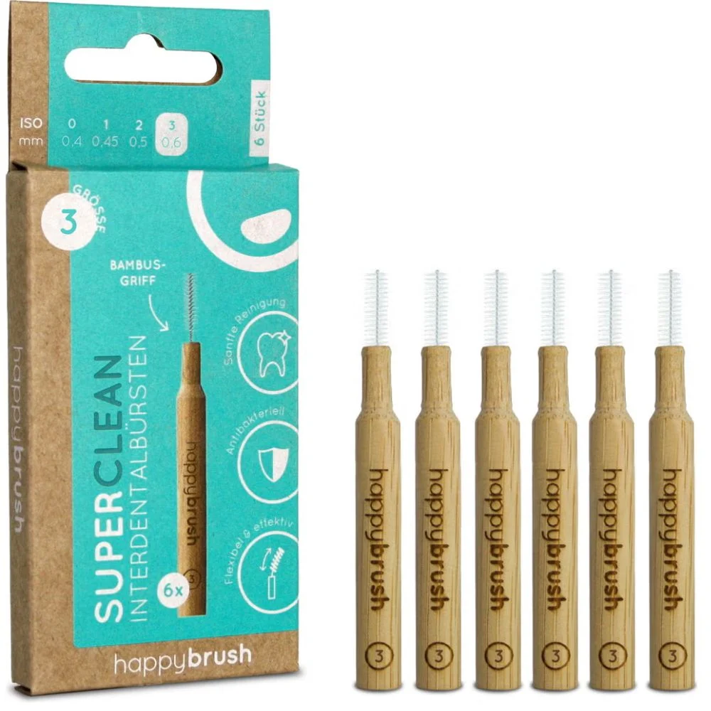 Happybrush Scovolini Interdentali SuperClean ISO 3 (6 pezzi)
