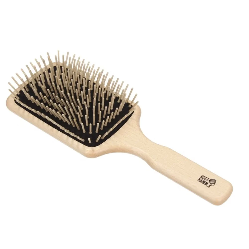 Kostkamm Spazzola in legno Paddle faggio