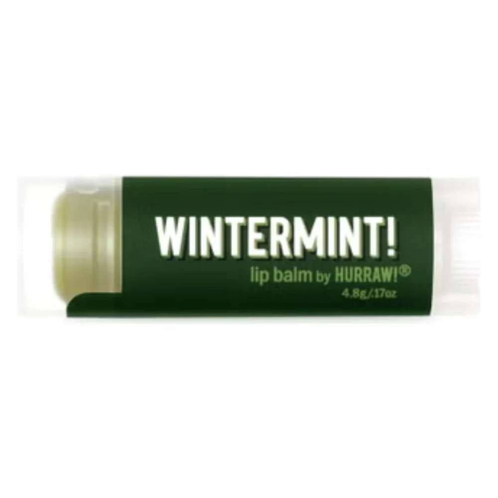Hurraw! Balsamo Labbra Wintermint, 4,80 g