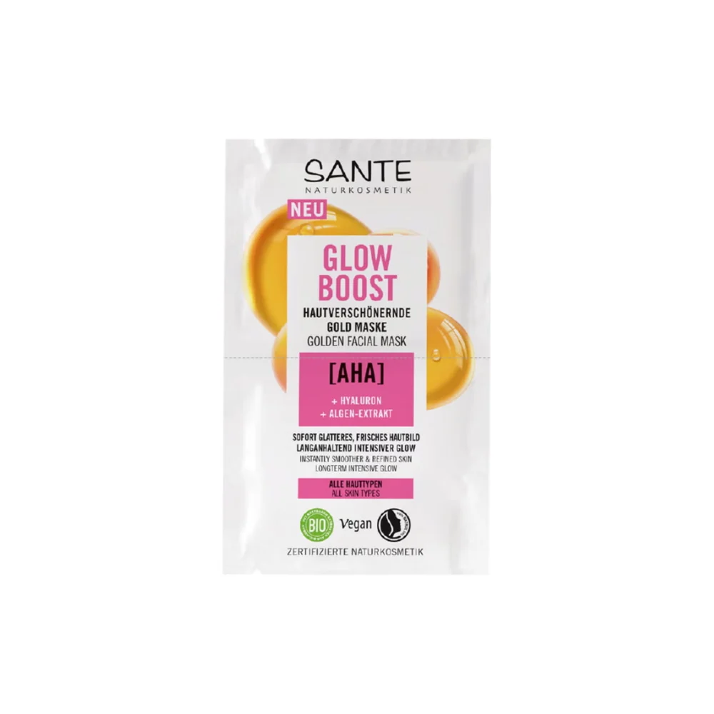 Sante Glow Boost Maschera d'Oro, 8 ml