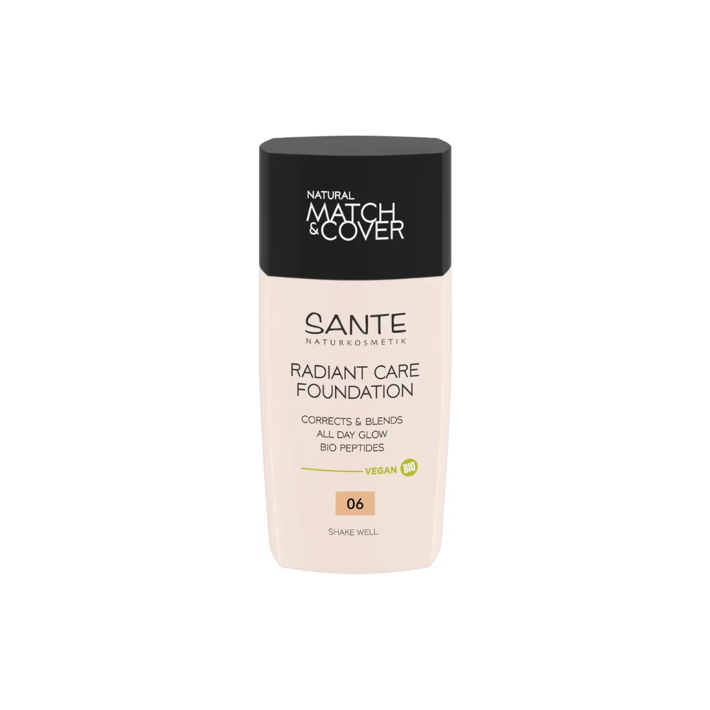 Sante Fondotinta Radiant Care, 06 Warm Beige (30 ml)