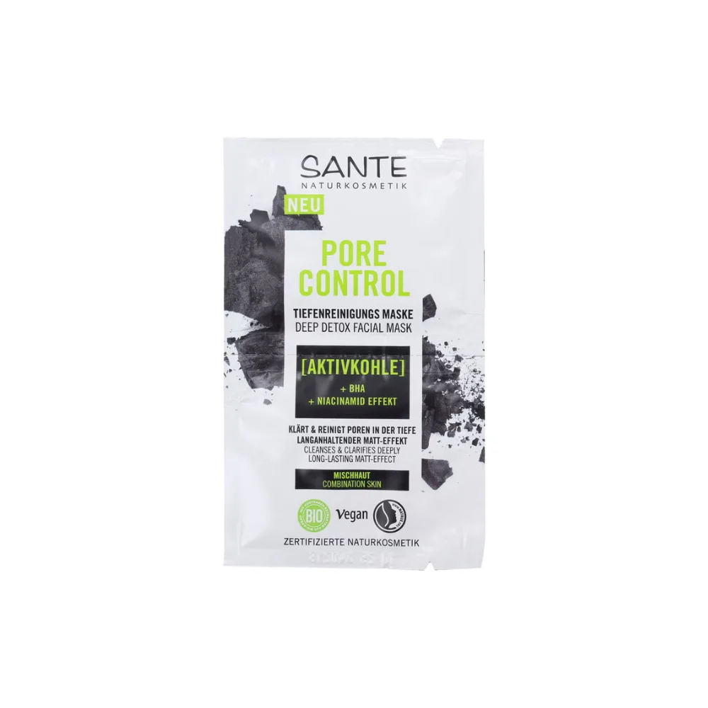 Sante Pore Control Maschera Detergente, 8 ml
