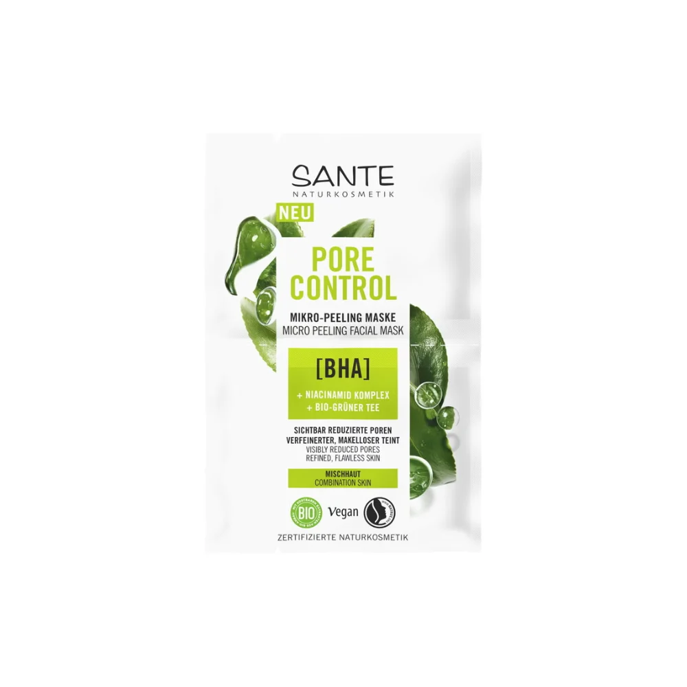Sante Pore Control Maschera Micro-Peeling, 8 ml