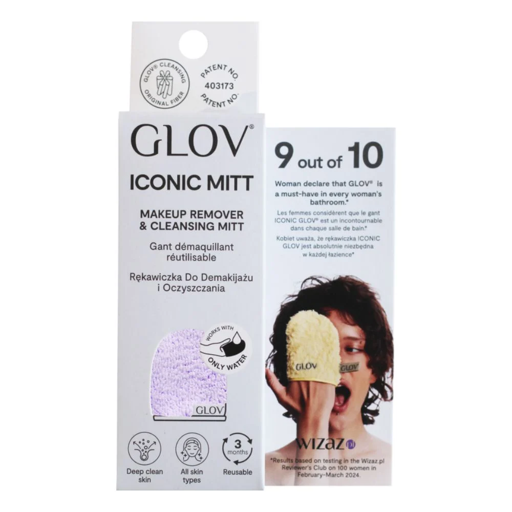 Glov Guanto Iconico - Struccante e Guanto Detergente Very Berry