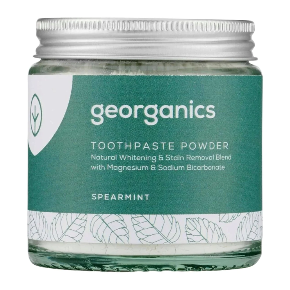 Georganics Polvere di denti naturale Menta verde 60 ml