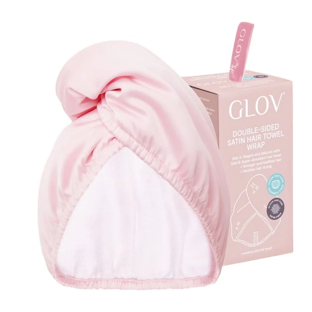 Glov Fascia per capelli premium fronte-retro rosa