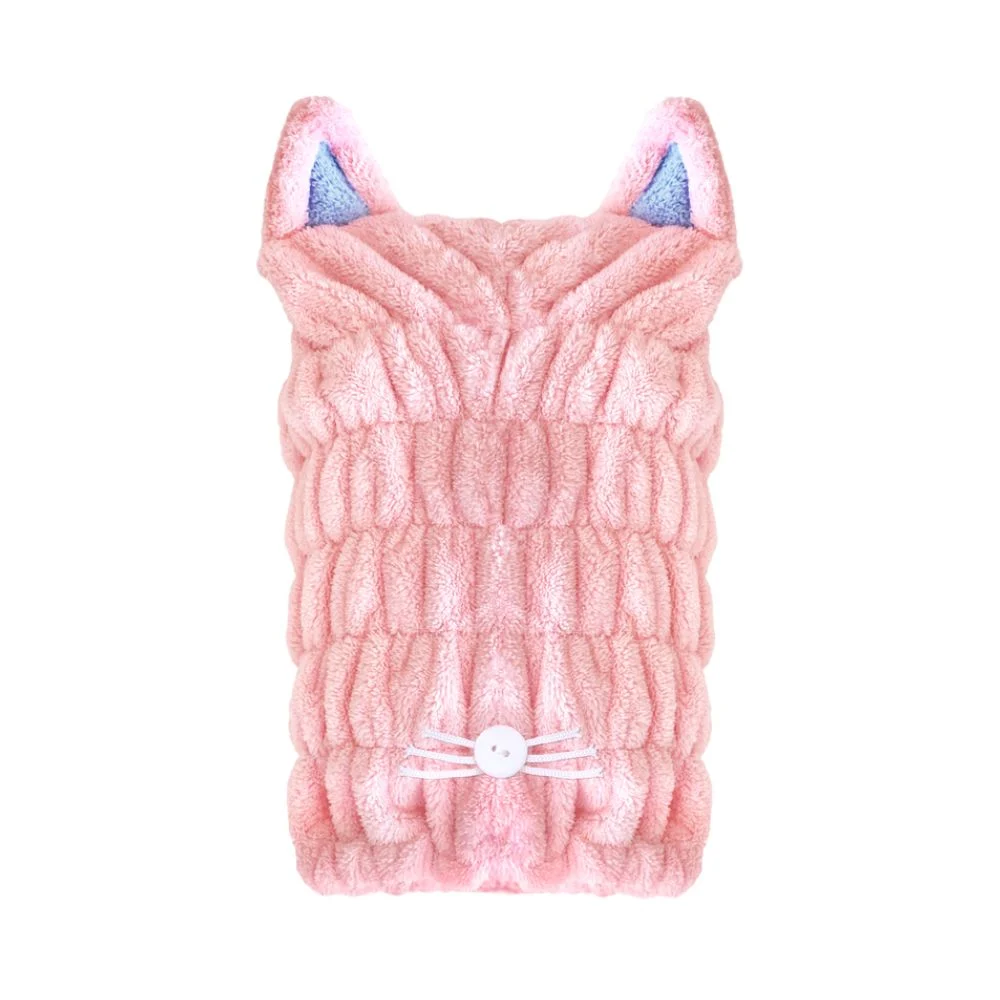 Glov Turbante Asciugacapelli Per Bambini Rosa