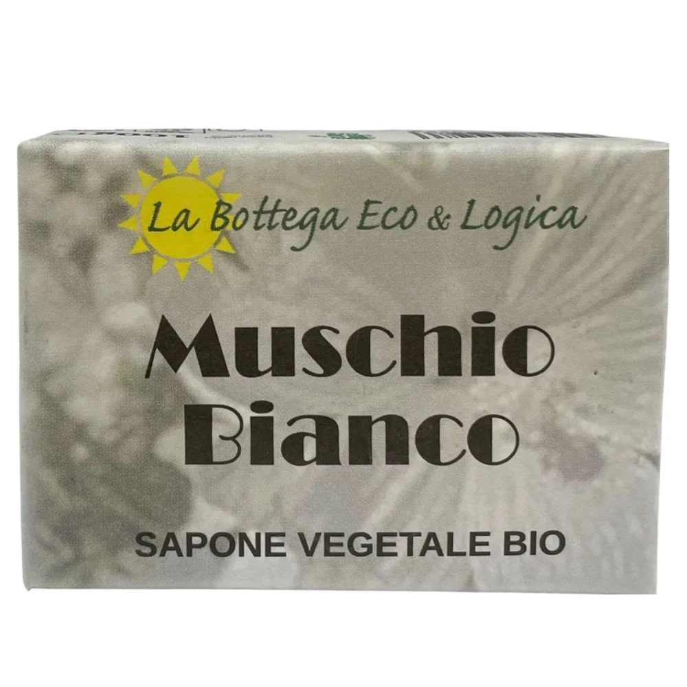 La bottega eco & logica Sapone Vegetale Bio muschio bianco (100 g)