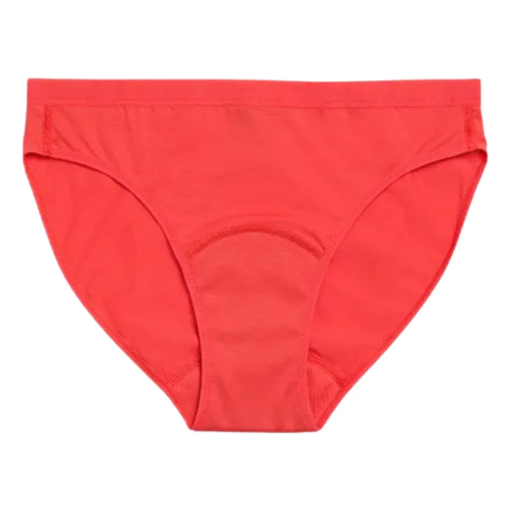 Imse Mutandine Mestruali Teen Bikini Rosso Chiaro - Flusso Abbondante, S