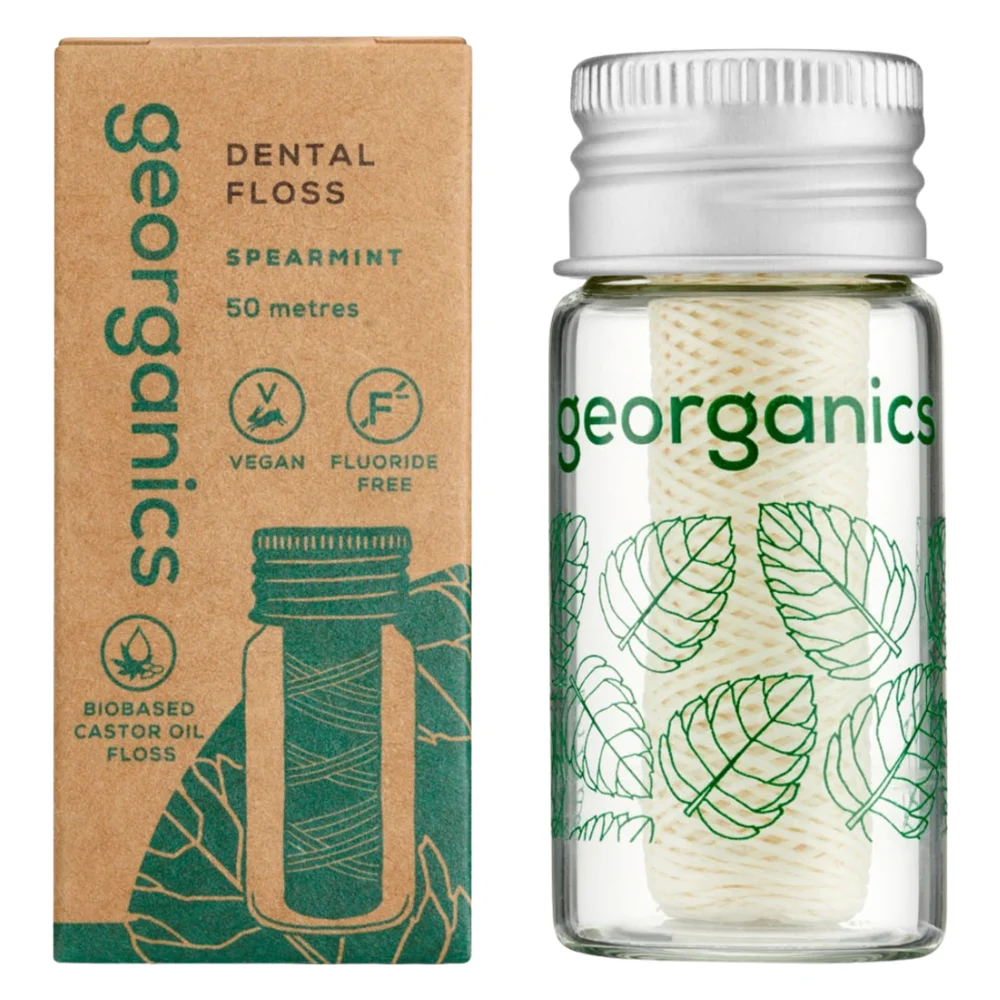 Georganics Filo interdentale Menta verde 50 metri