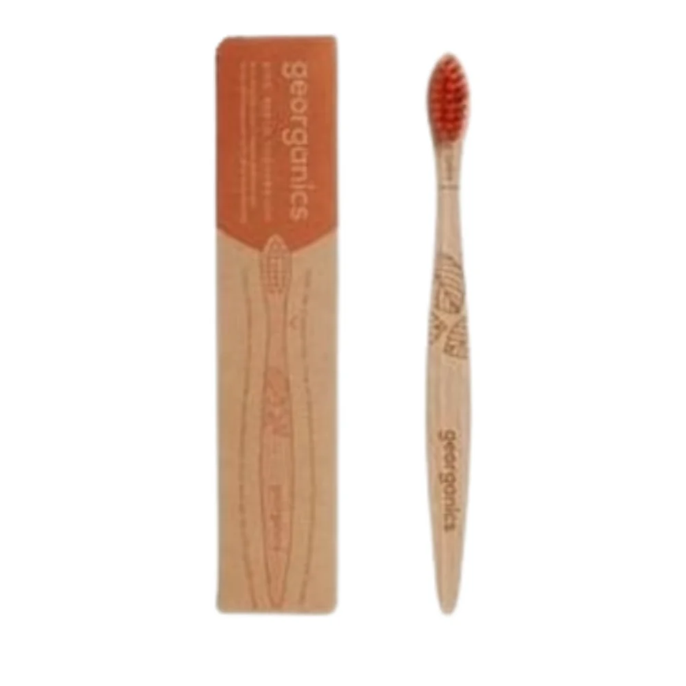 Georganics Spazzolino in legno di faggio per bambini