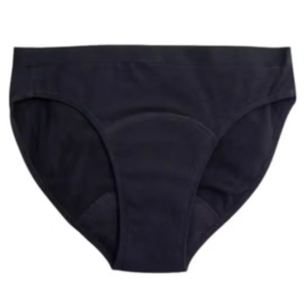 Imse Mutandine Mestruali Teen Bikini Nere - Flusso Leggero, Xs