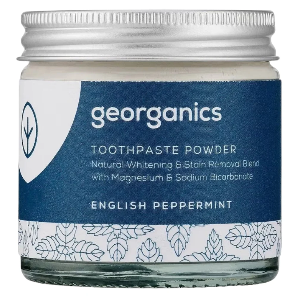 Georganics Polvere Dentaria Naturale Menta Piperita Inglese 60 ml