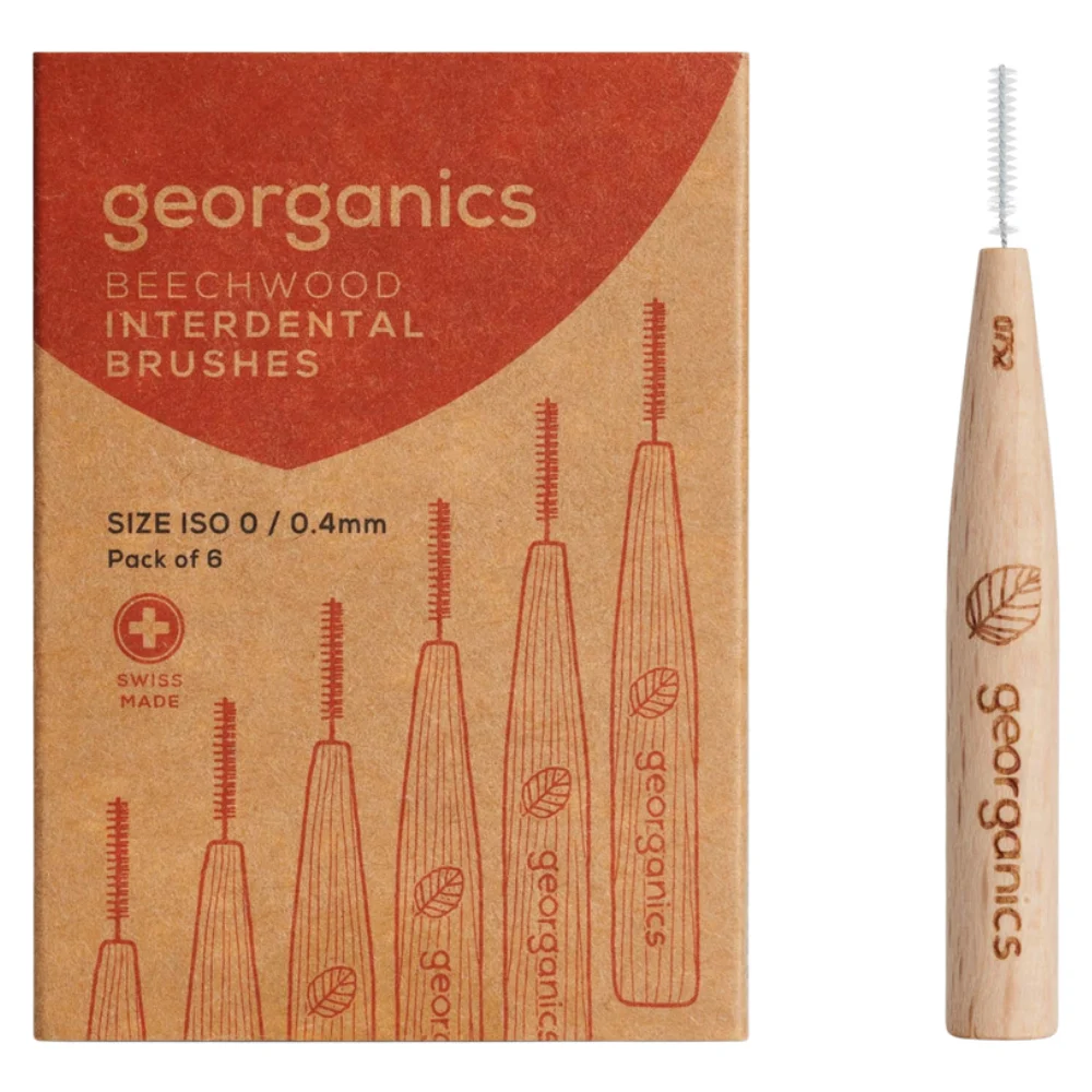 Georganics Spazzolini interdentali ISO 0 (6 pezzi)