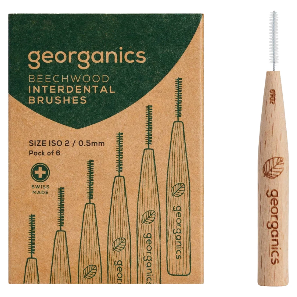 Georganics Spazzolini interdentali ISO 2 (6 pezzi)