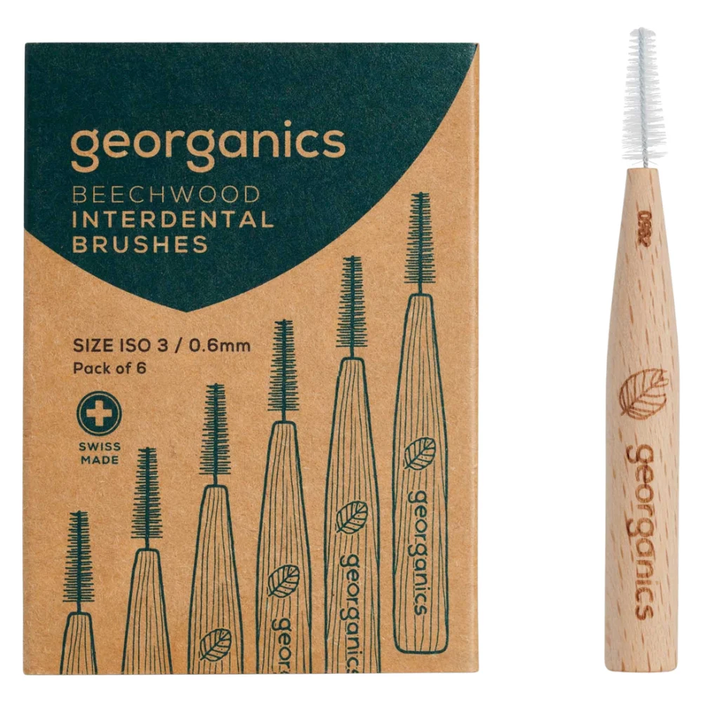 Georganics Spazzolini interdentali ISO 3 (6 pezzi)