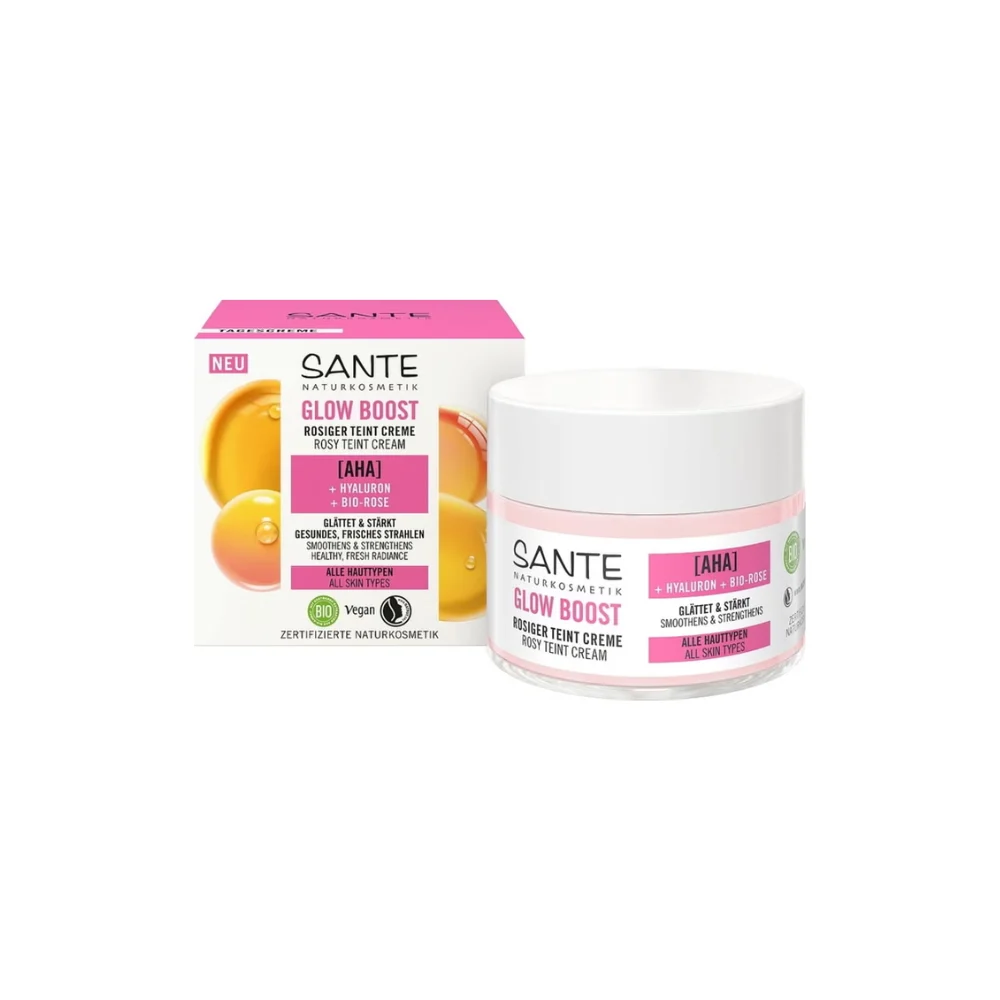 Sante Boost Crema illuminante per un Incarnato Roseo, 50 ml