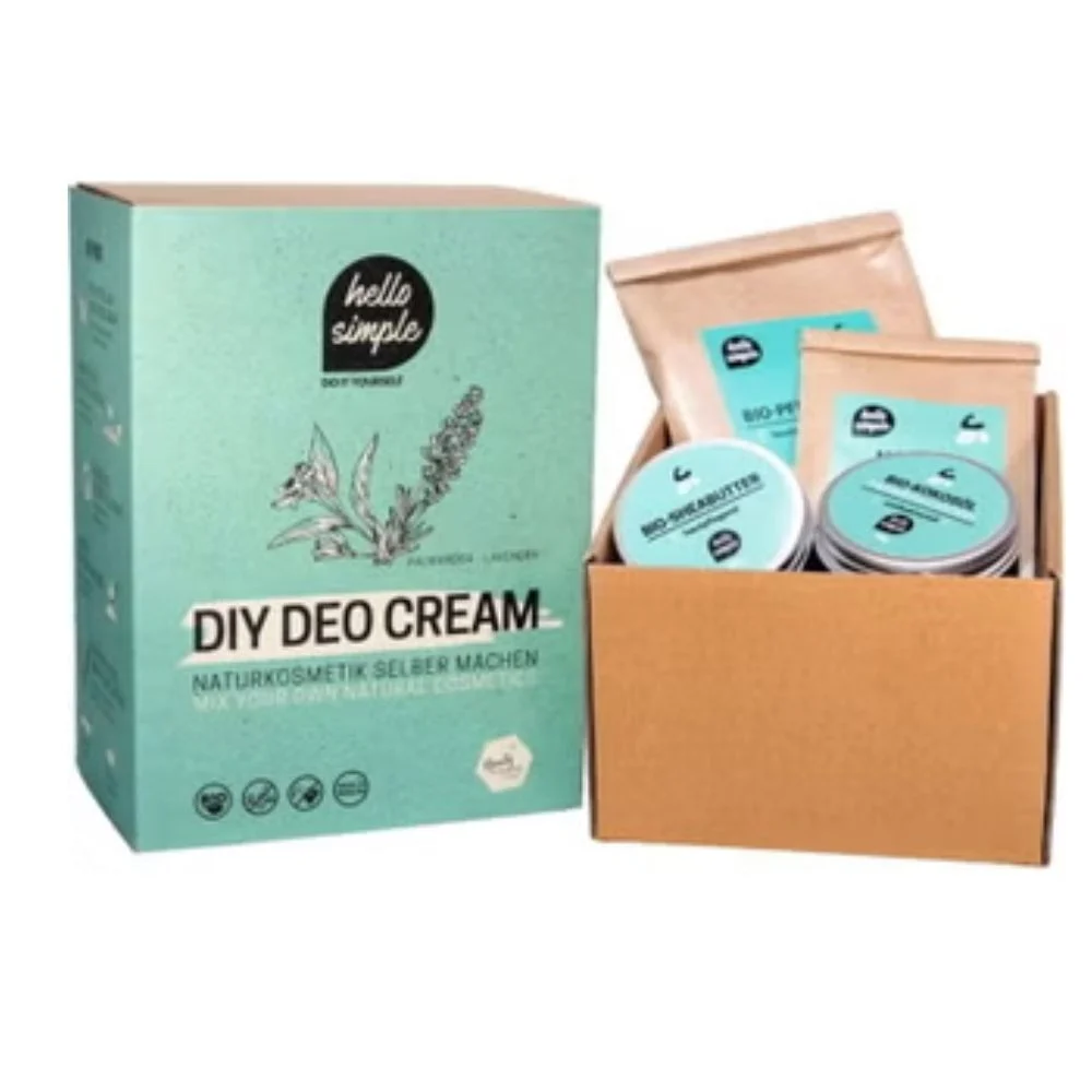 Hello simple Scatola di crema deodorante fai-da-te naturale (senza profumo)