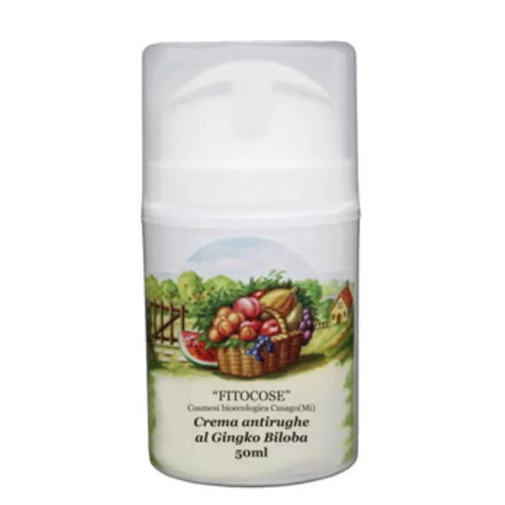 Fitocose Crema Antirughe al Ginkgo Biloba, 50 ml