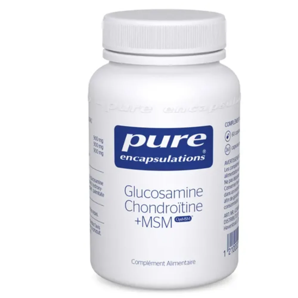 Pure Encapsulations Glucosamina & Condroitina +MSM 60 capsule