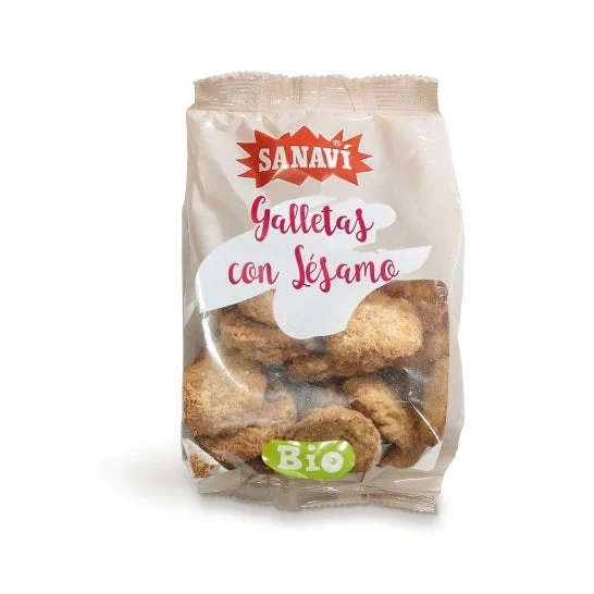 Sanavi Biscotti con Sesamo Senza Zucchero Bio 250g