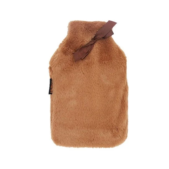 Calindoo Copri Borsa dell'Acqua Calda Nodo Marrone 2L