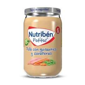 Pollo Potito Nutriben Potito con piselli 235Gr