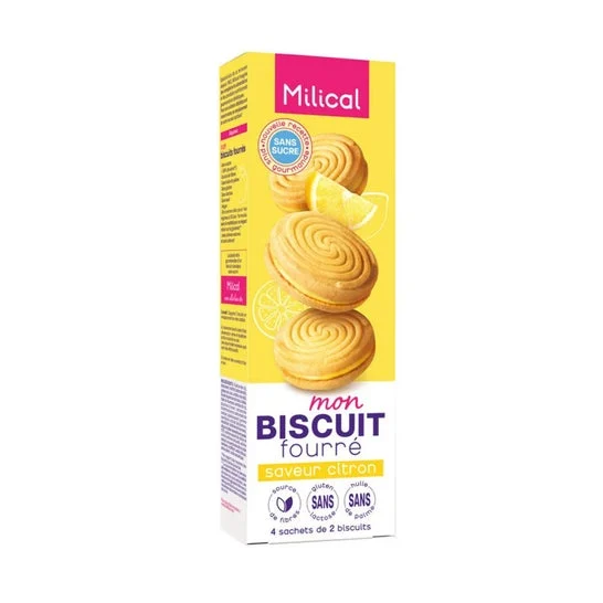 Milical Galletas Rellenas de Limón 4x2uds