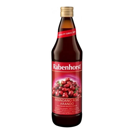 Rabenhorst Succo di mirtillo rosso americano 750ml