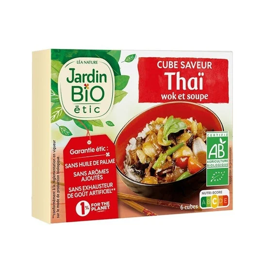 Jardin Bio Cubetti Thaï Wok Senza Olio Palma Bio 6x11g