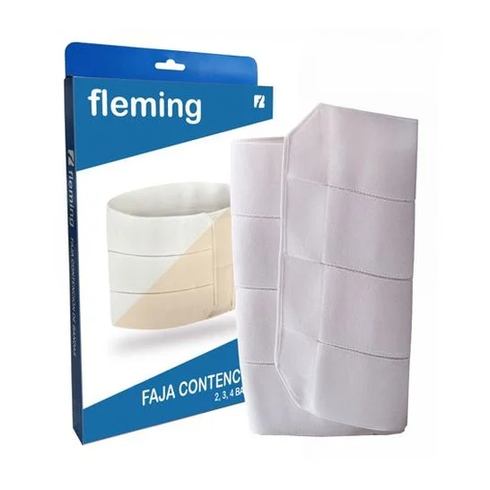 Fleming Fascia Addo Velcro Contera 4B T2 100-125cm Bianco 1 Unità