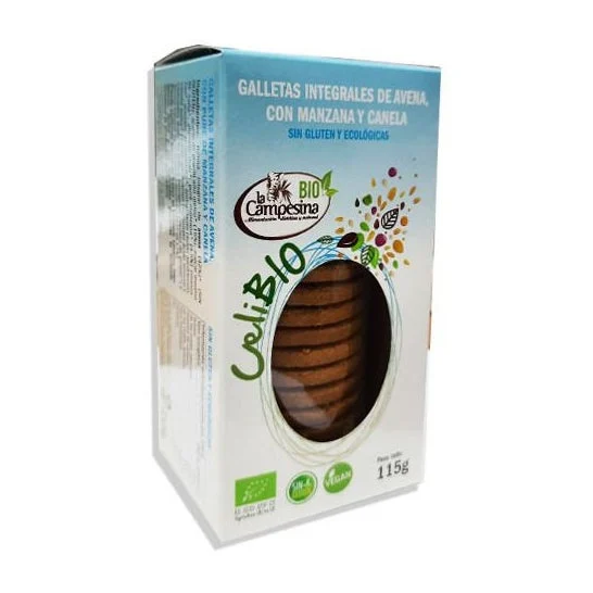 La Campesina Celibio Blue Oatmeal Apple Cinnamon Cookie 115g