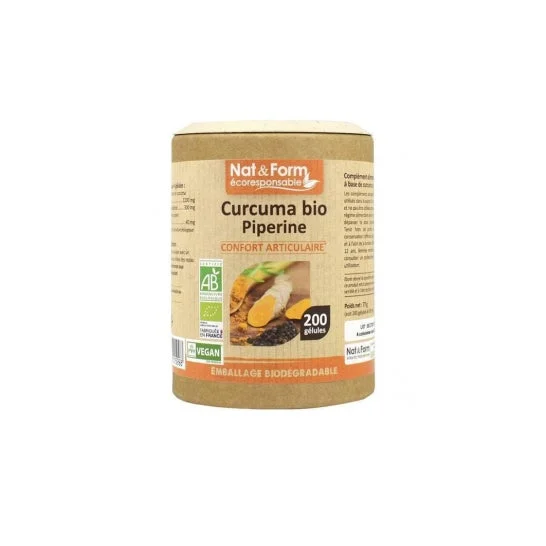 Nat&Form Eco Curcum/Pip Bio Gel200