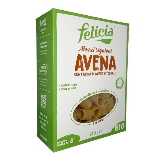 Felicia Mezzi Rigatoni Avena Bio 340g