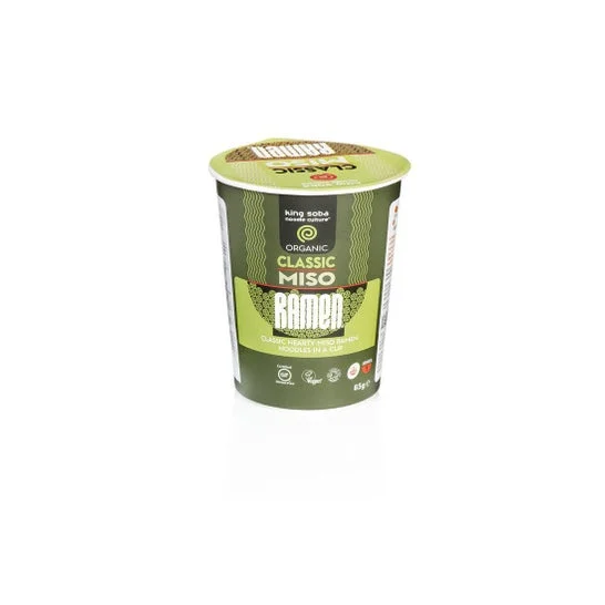 King Soba Vetro Ramen Miso Classic senza Glutine 85g
