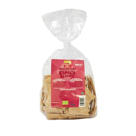 La Finestra Sul Cielo Mini Crackers Trigo Espelta Sésamo 250g