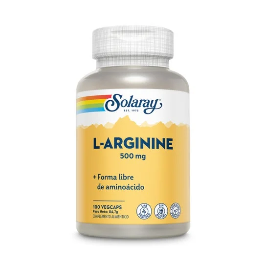L-arginina Solaray 500mg 100 capsule